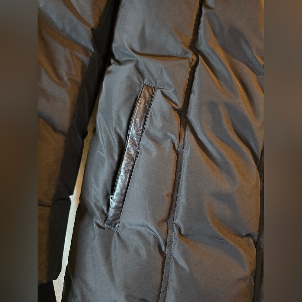 Mackage Black Long Down Parka Jacket - Picture 7 of 15